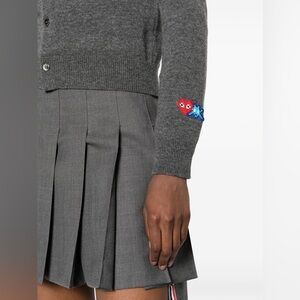 NWT Comme Des Garçons Play
x the Artist Invader pixelated-appliqué cardigan